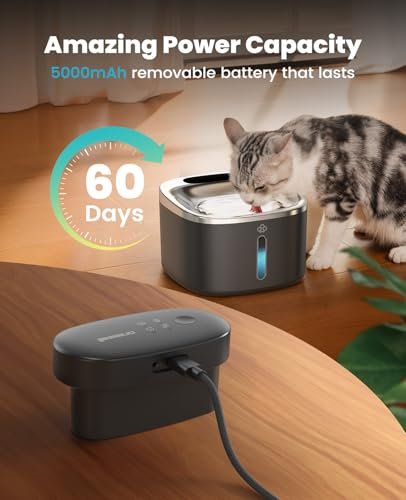 Oneisall 3.5L Cordless Smart Cat Fountain Reviews